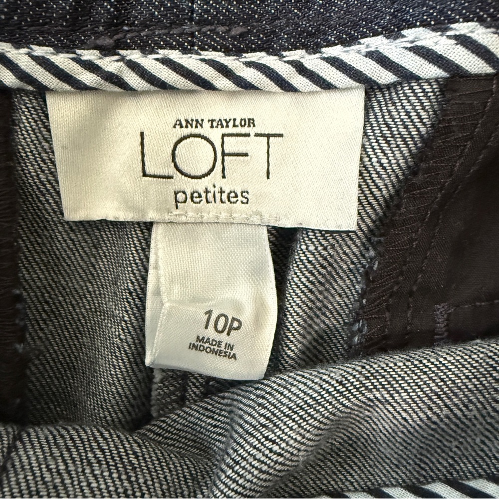 LOFT Dark Blue Wide Leg Pants - Picture 6 of 6
